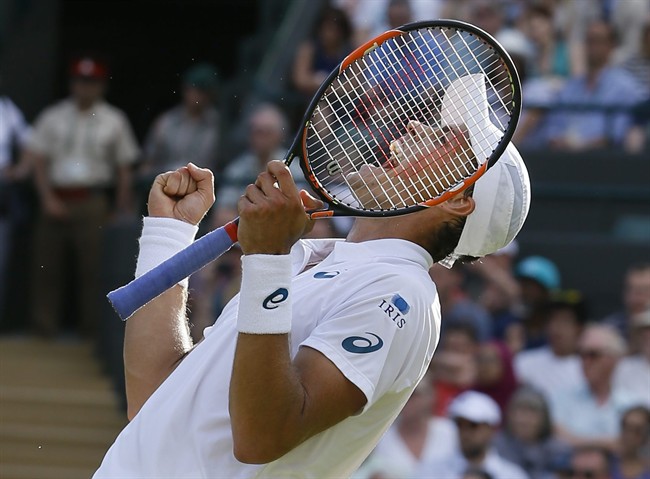 Canada's Pospisil edges Britain's Ward, advances to fourth round at Wimbledon | iNFOnews.ca CP33718150