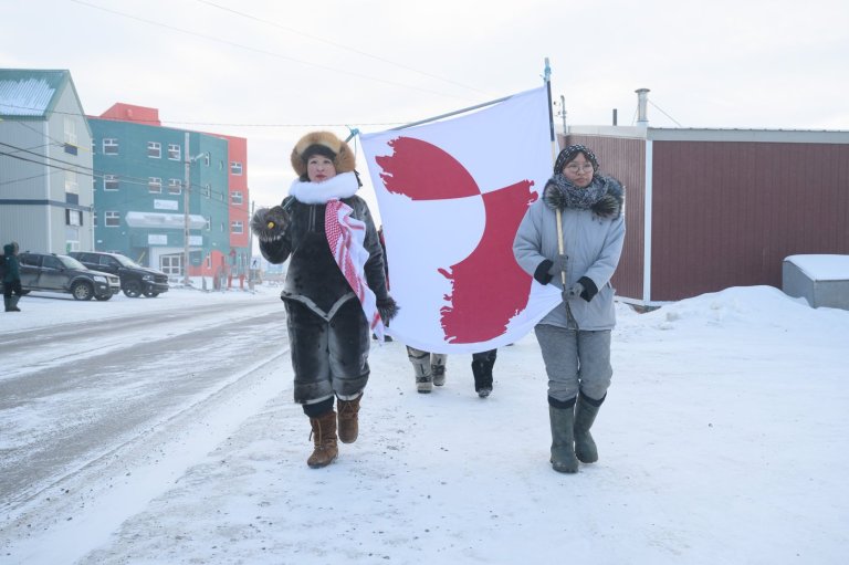 Dozens rally in Iqaluit for Greenland as Trump renews threats to control island | iNFOnews.ca