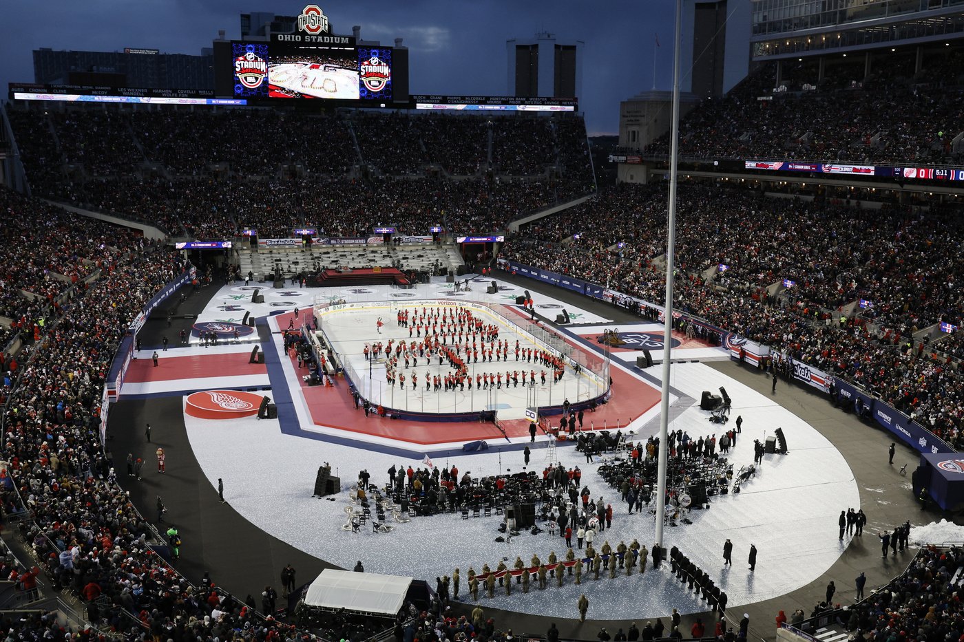 NHL honors Gaudreau brothers in emotional Stadium Series tribute | iNFOnews.ca