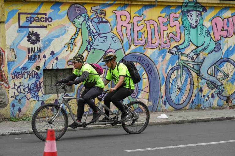 Tandem bicycle club in Ecuador's capital leads blind riders to new adventures | iNFOnews.ca