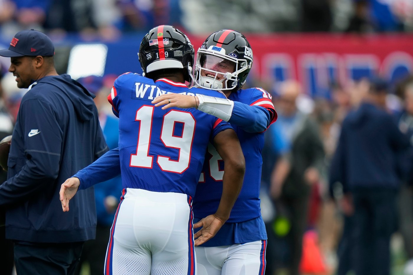 Harbaugh says the Giants are 'honing in on a decision' at quarterback between McCarthy and Winston | iNFOnews.ca