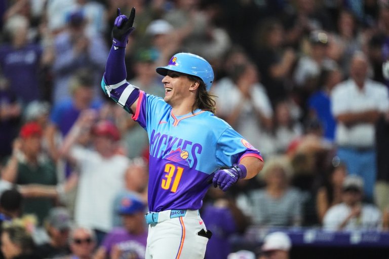 Jake McCarthy hits 2 HRs, drives in 6 runs in the Rockies' 15-3 romp over the Giants | iNFOnews.ca