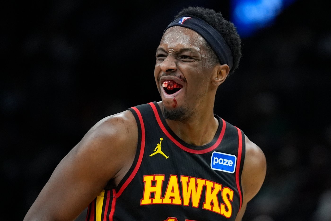 Onyeka Okongwu has a dental fracture after elbow to the face and will miss Hawks' game vs. Rockets | iNFOnews.ca