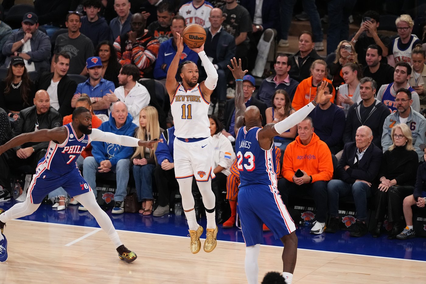 76ers win opening game with LeBron James, beat NBA champion Knicks 106-100 | iNFOnews.ca 76ers win opening game with LeBron James, beat NBA champion Knicks 106-100 | iNFOnews.ca