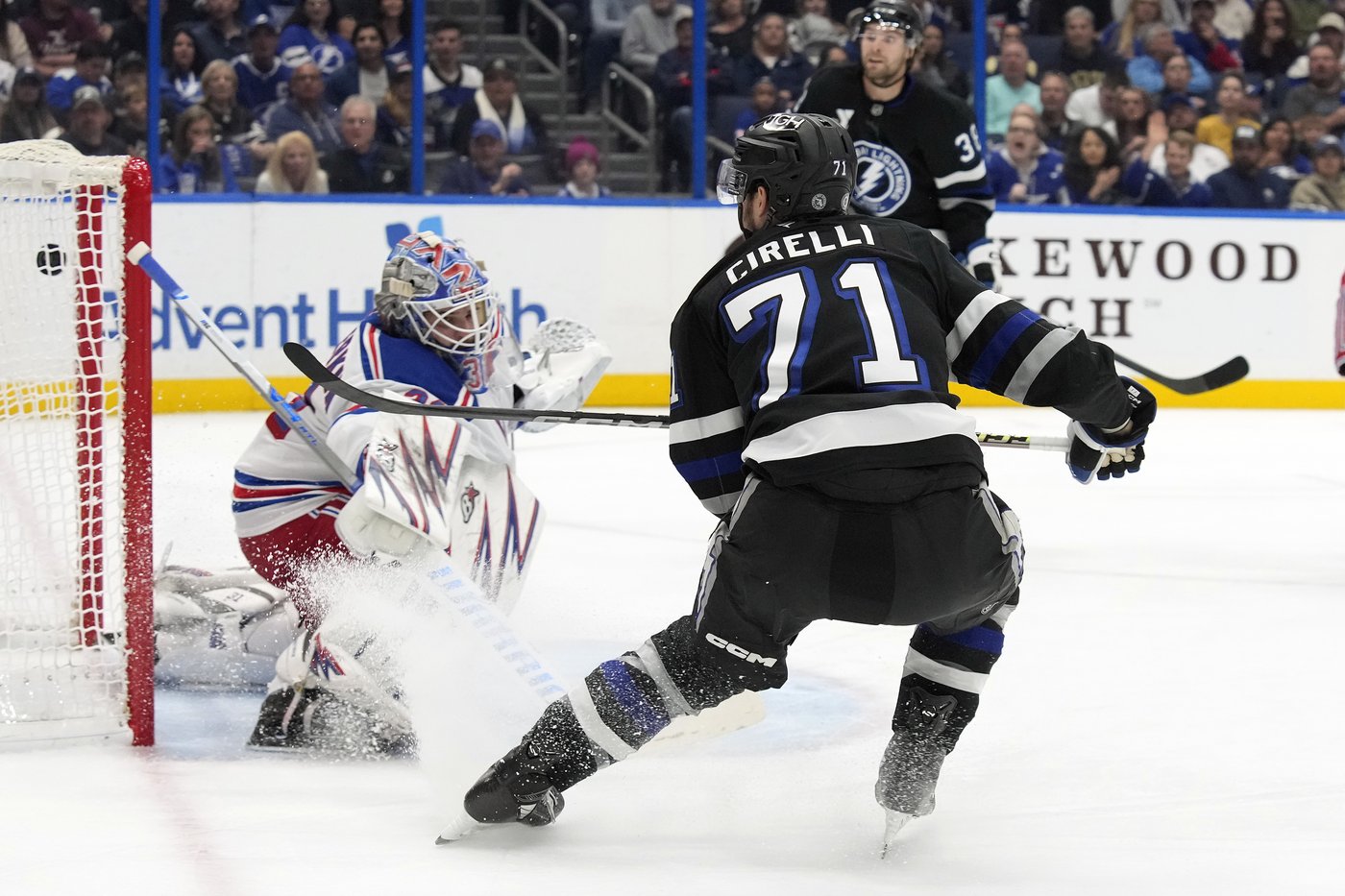 Point and Kucherov lead surging Lightning to 6-2 win over reeling Rangers | iNFOnews.ca