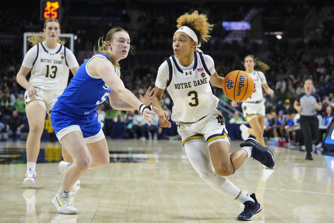 Hannah Hidalgo returns to lead No. 3 Notre Dame women past SMU, 88-64 | iNFOnews.ca