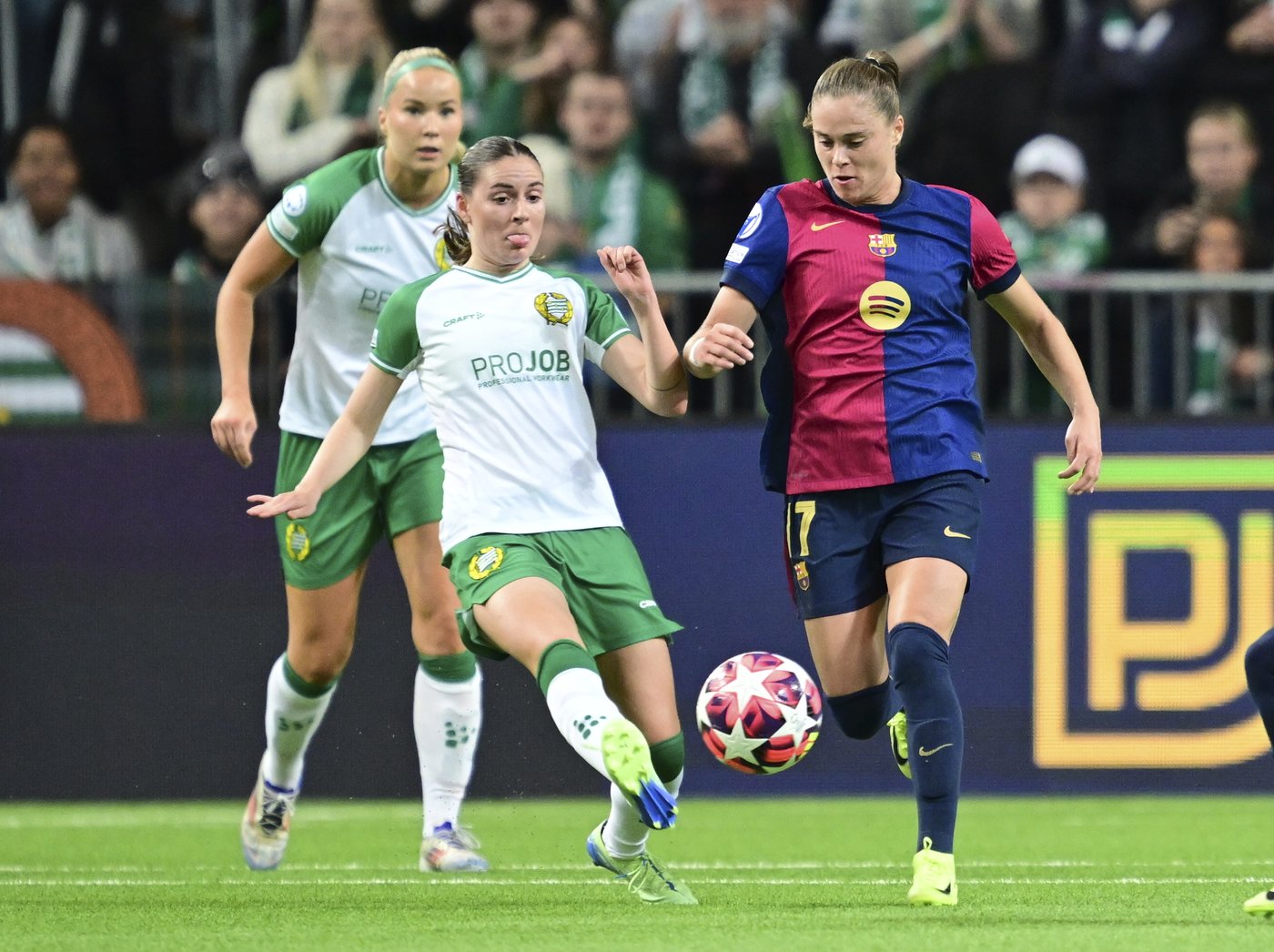 Barcelona grabs last quarterfinal spot in Women's Champions League with 3-0 win in Stockholm | iNFOnews.ca