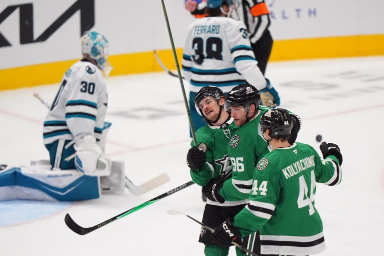 Rantanen has goal and 2 assists as Stars beat Sharks 4-1 to extend point streak to nine games | iNFOnews.ca
