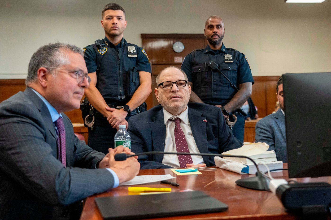 Harvey Weinstein reports chest pain and court ends early as jury deliberates in his rape retrial | iNFOnews.ca
