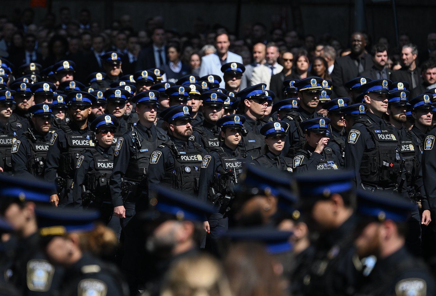 Police from Halifax to Vancouver attend funeral for Montreal officer killed by gunman | iNFOnews.ca