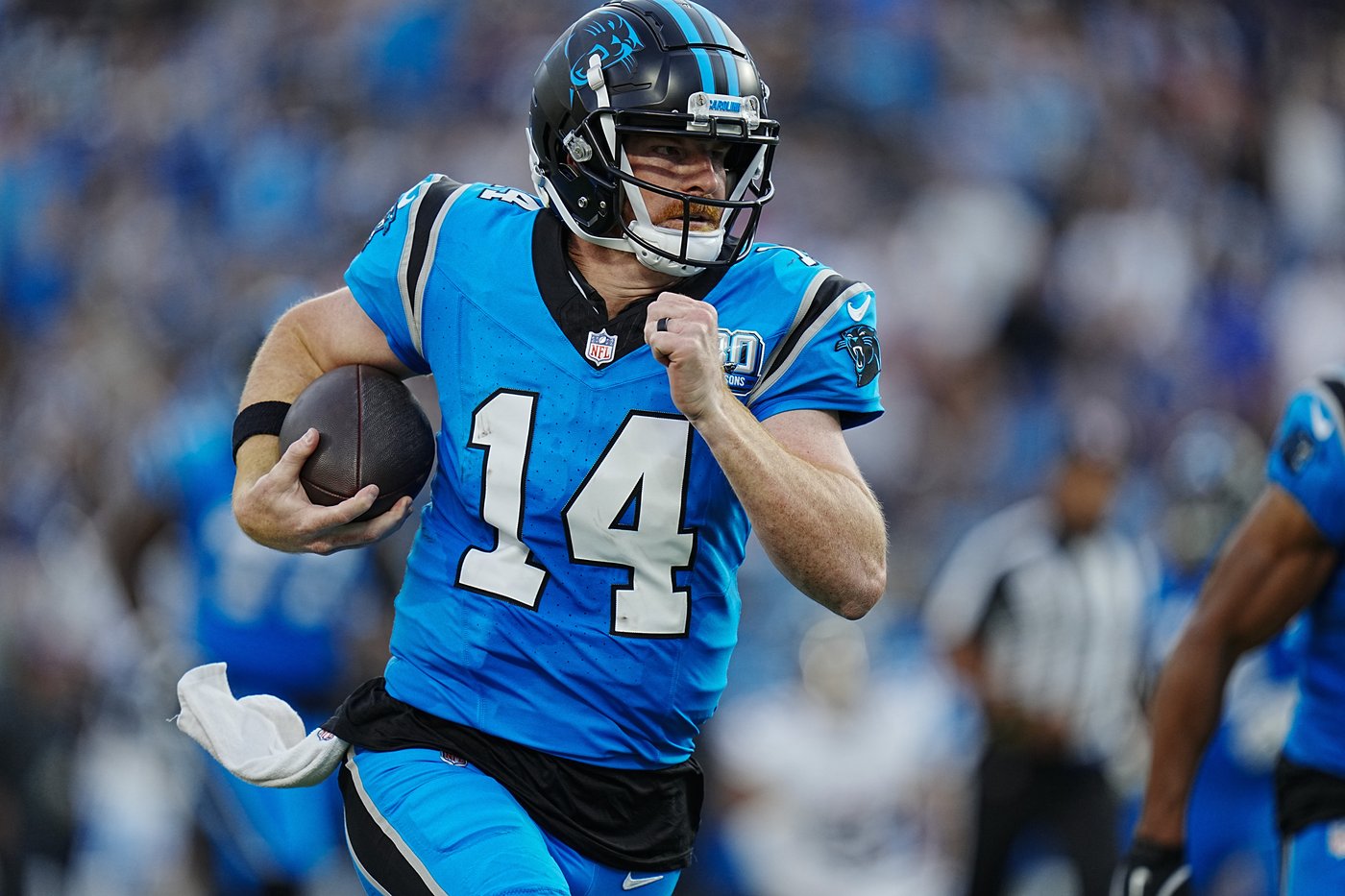 Panthers sticking with Andy Dalton at quarterback even after 2 interceptions in loss to Falcons | iNFOnews.ca