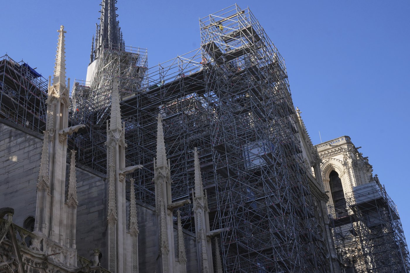 Notre Dame primps for its grand post-blaze return. But why does the cathedral look unfinished? | iNFOnews.ca
