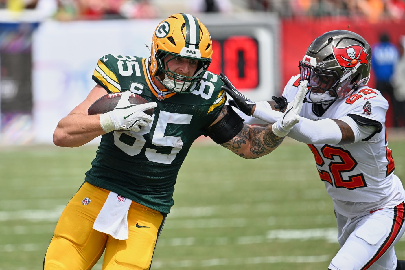 Packers tight end Tucker Kraft struggling with drops as he comes back from torn ACL | iNFOnews.ca
