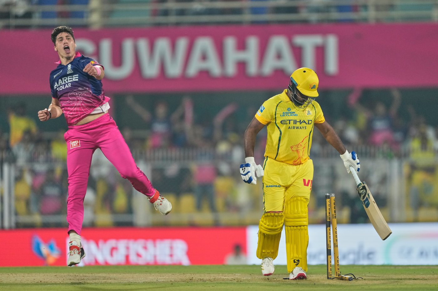Young Sooryavanshi hits 15-ball fifty as Rajasthan thumps Chennai by eight wickets in IPL | iNFOnews.ca