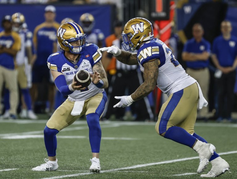 QB Brown takes on former team as Blue Bombers set to visit winless Redblacks | iNFOnews.ca