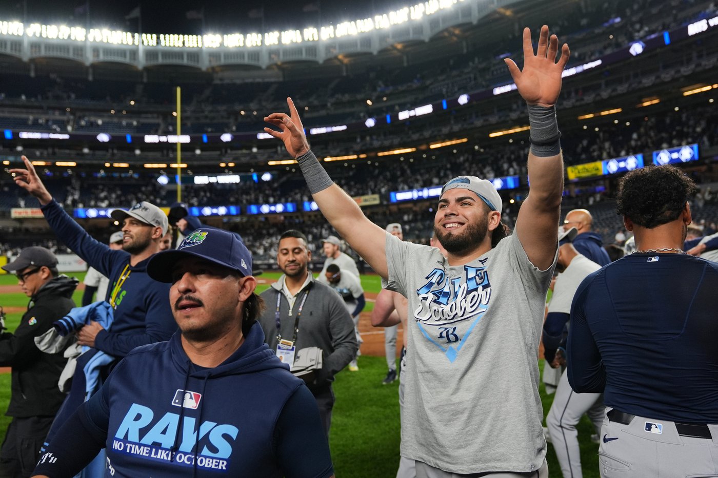 Rays beat Yankees 4-3 for 3-game Division Series sweep behind Mesa homer, fan interference call | iNFOnews.ca