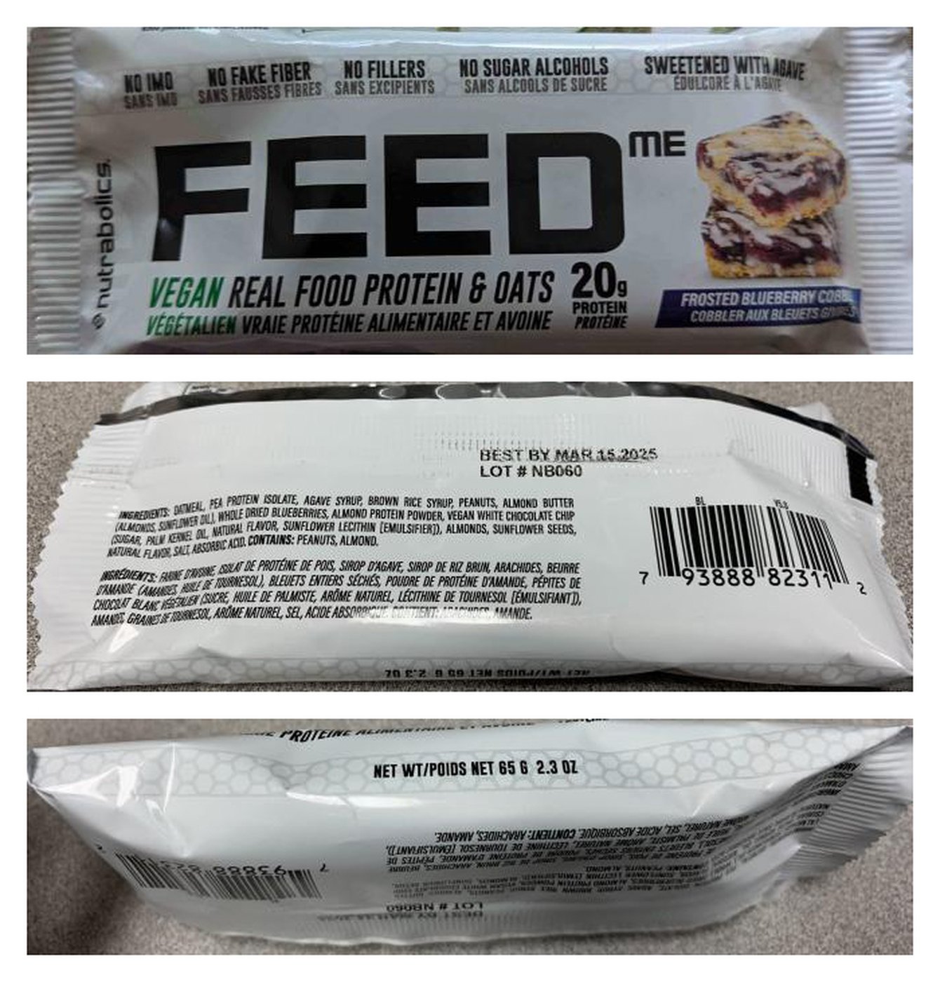 Recall expands for Nutrabolics vegan bars over undeclared milk | iNFOnews.ca