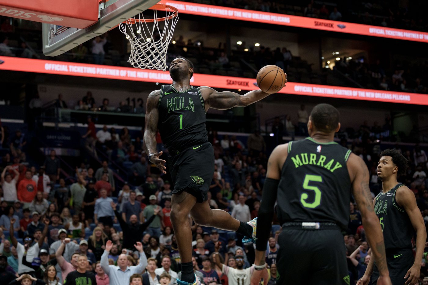 Murphy, Murray lead Pelicans to 122-111 win over Raptors in Ingram's return to New Orleans | iNFOnews.ca Murphy, Murray lead Pelicans to 122-111 win over Raptors in Ingram's return to New Orleans | iNFOnews.ca