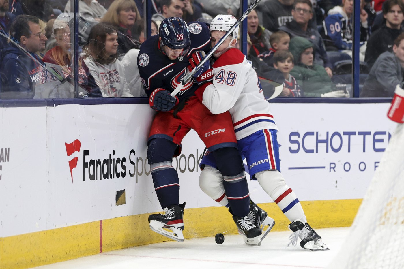 Suzuki scores in OT to give the Canadiens a 4-3 victory over the Blue Jackets | iNFOnews.ca