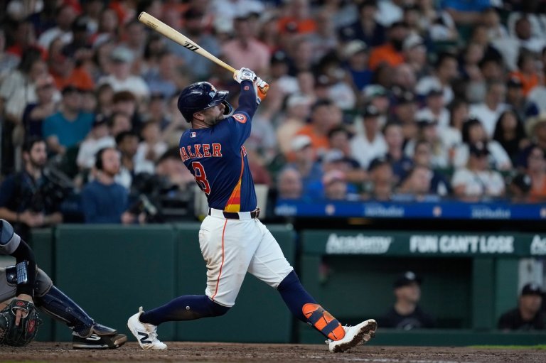 Arrighetti allows 1 run in 7 innings, Walker has 4 RBIs; Astros beat Yankees 7-4 | iNFOnews.ca