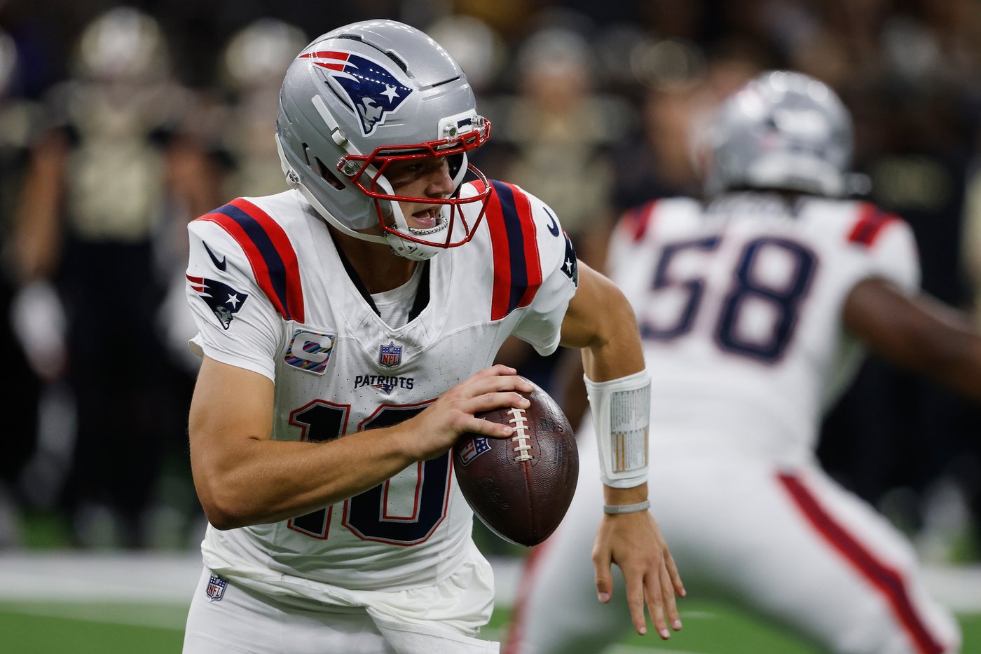 Maye throws 3 TD passes and the Patriots hold on to beat the Saints 25-19 | iNFOnews.ca