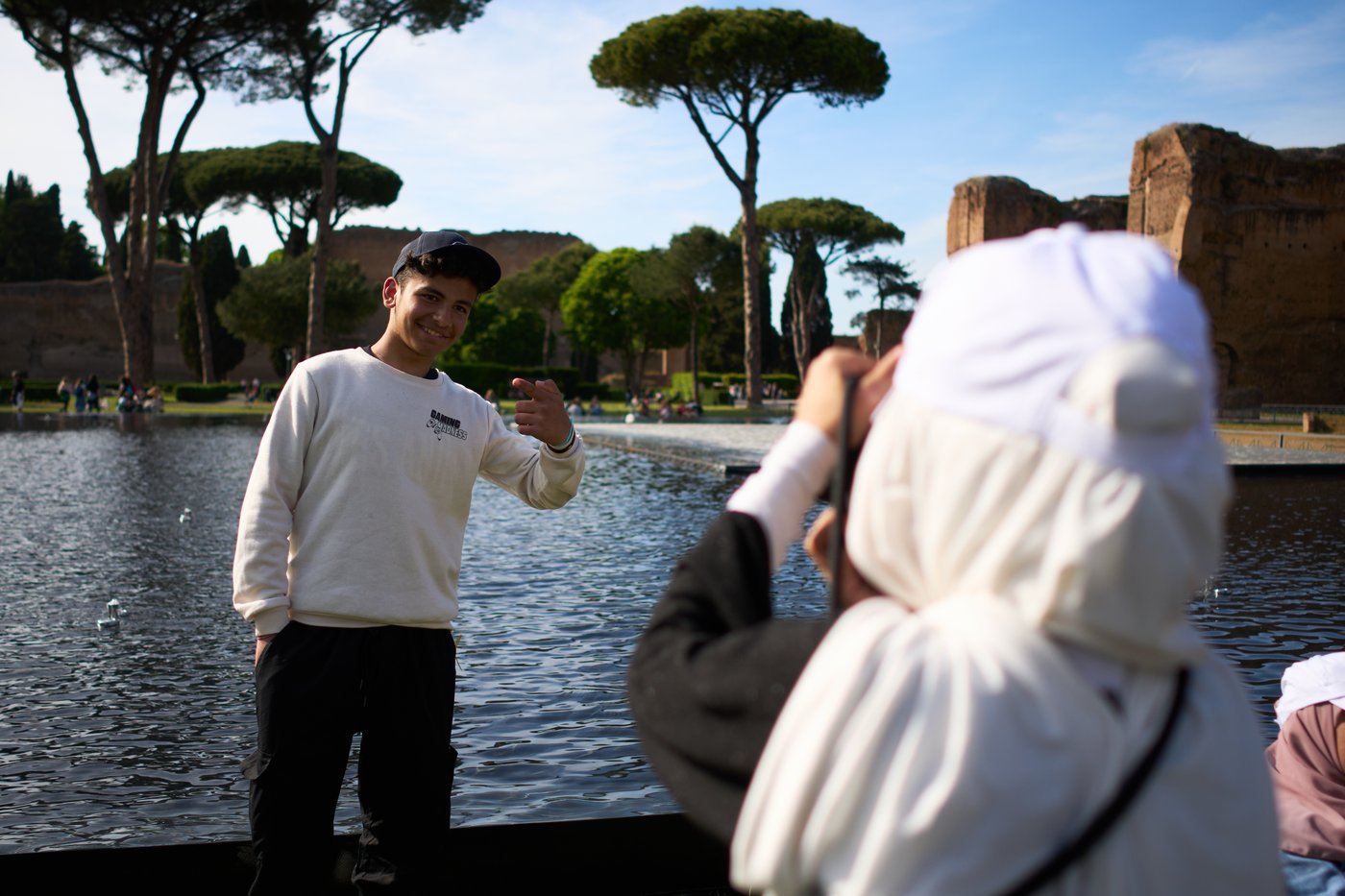 Families evacuated from Gaza enjoy a day to decompress at Rome's ancient baths | iNFOnews.ca Families evacuated from Gaza enjoy a day to decompress at Rome's ancient baths | iNFOnews.ca