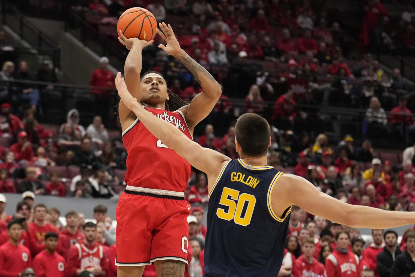 Goldin and Wolf lead No. 20 Michigan over Ohio State, 86-83 | iNFOnews.ca Goldin and Wolf lead No. 20 Michigan over Ohio State, 86-83 | iNFOnews.ca
