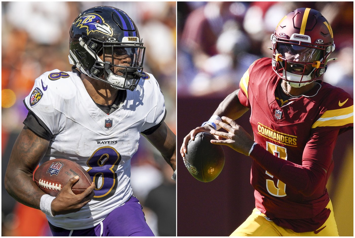 Must-see QBs face off when Jayden Daniels and the Commanders visit Lamar Jackson and the Ravens | iNFOnews.ca