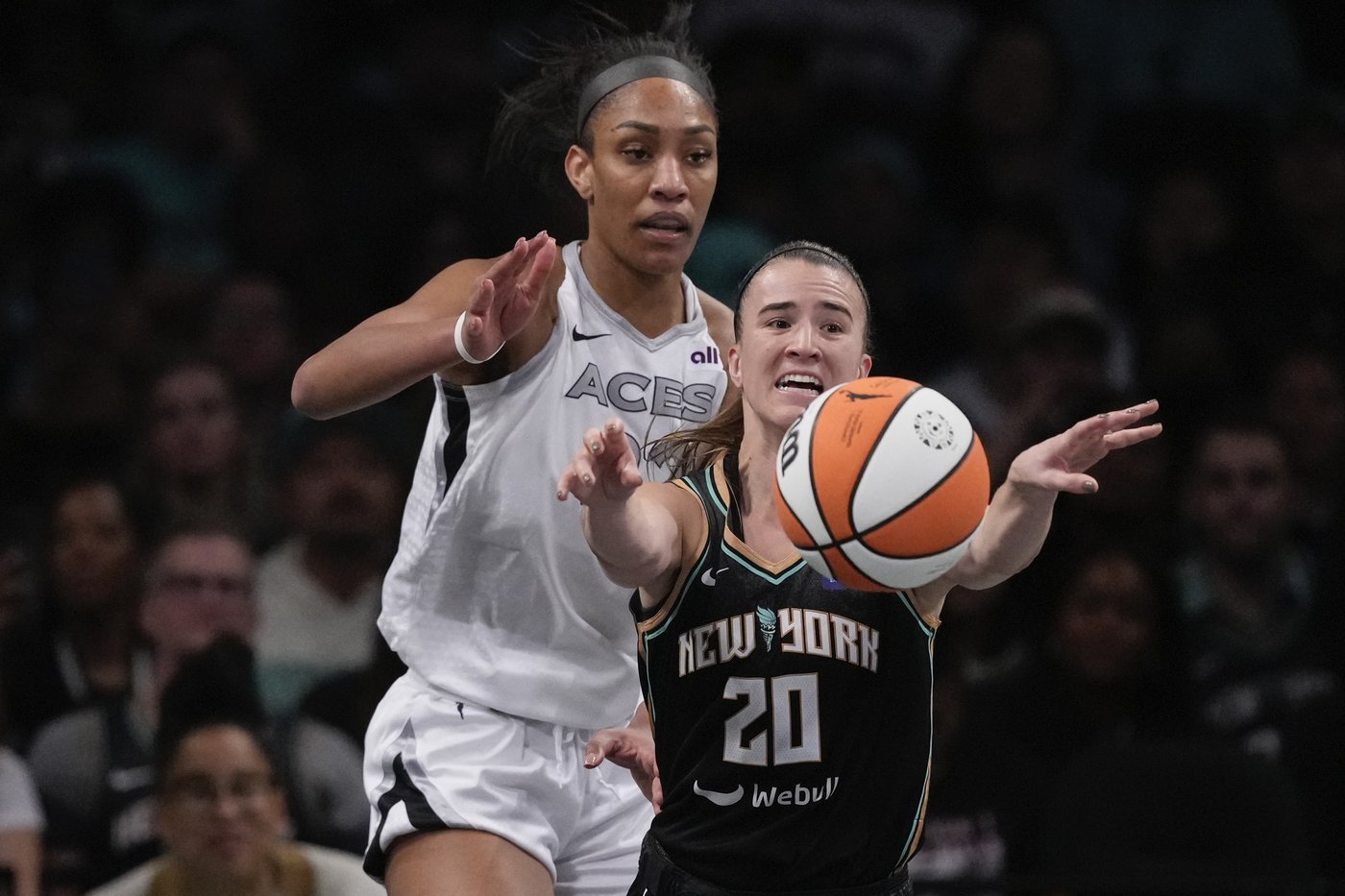 Aces' quest to threepeat hits 2-0 hole vs Liberty while Sun and Lynx are split in WNBA playoffs | iNFOnews.ca