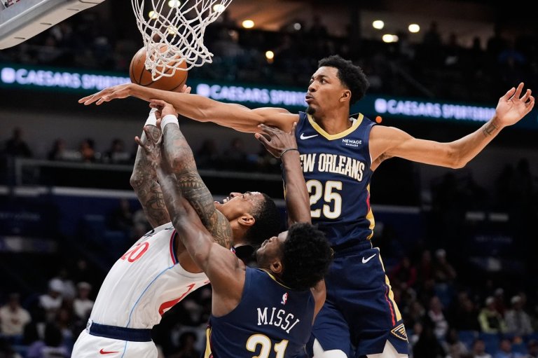 Bey scores 25 points and Murphy 23 to pace Pelicans to 124-109 victory over Clippers | iNFOnews.ca