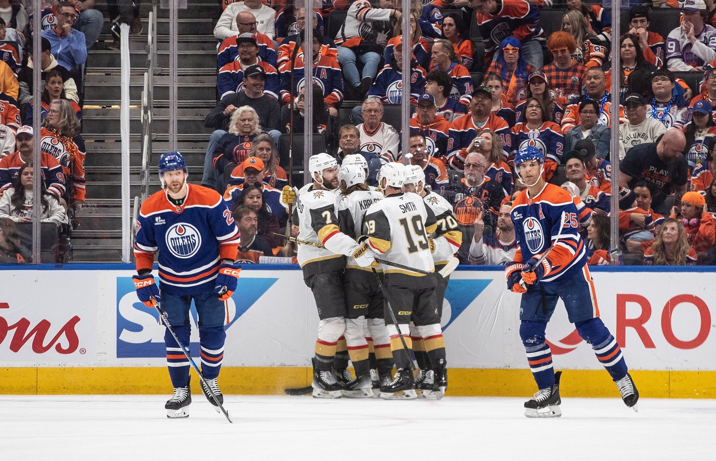 Golden Knights beat the buzzer to stun Oilers 4-3, trim series deficit to 2-1 | iNFOnews.ca