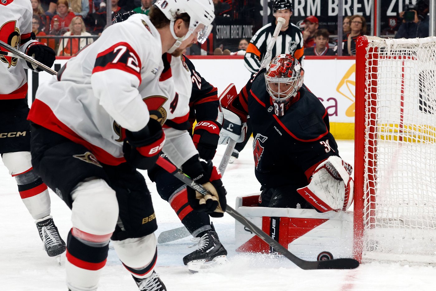 Frederik Andersen's shutout leads Hurricanes past Senators in playoff series opener | iNFOnews.ca