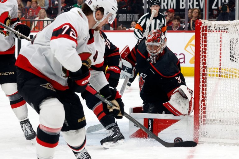 Frederik Andersen's shutout leads Hurricanes past Senators in playoff series opener | iNFOnews.ca