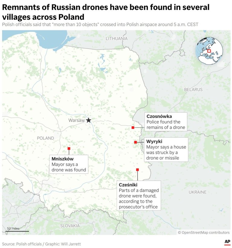 Russia’s violation of Poland’s airspace is the most serious in a string of cross-border incidents | iNFOnews.ca