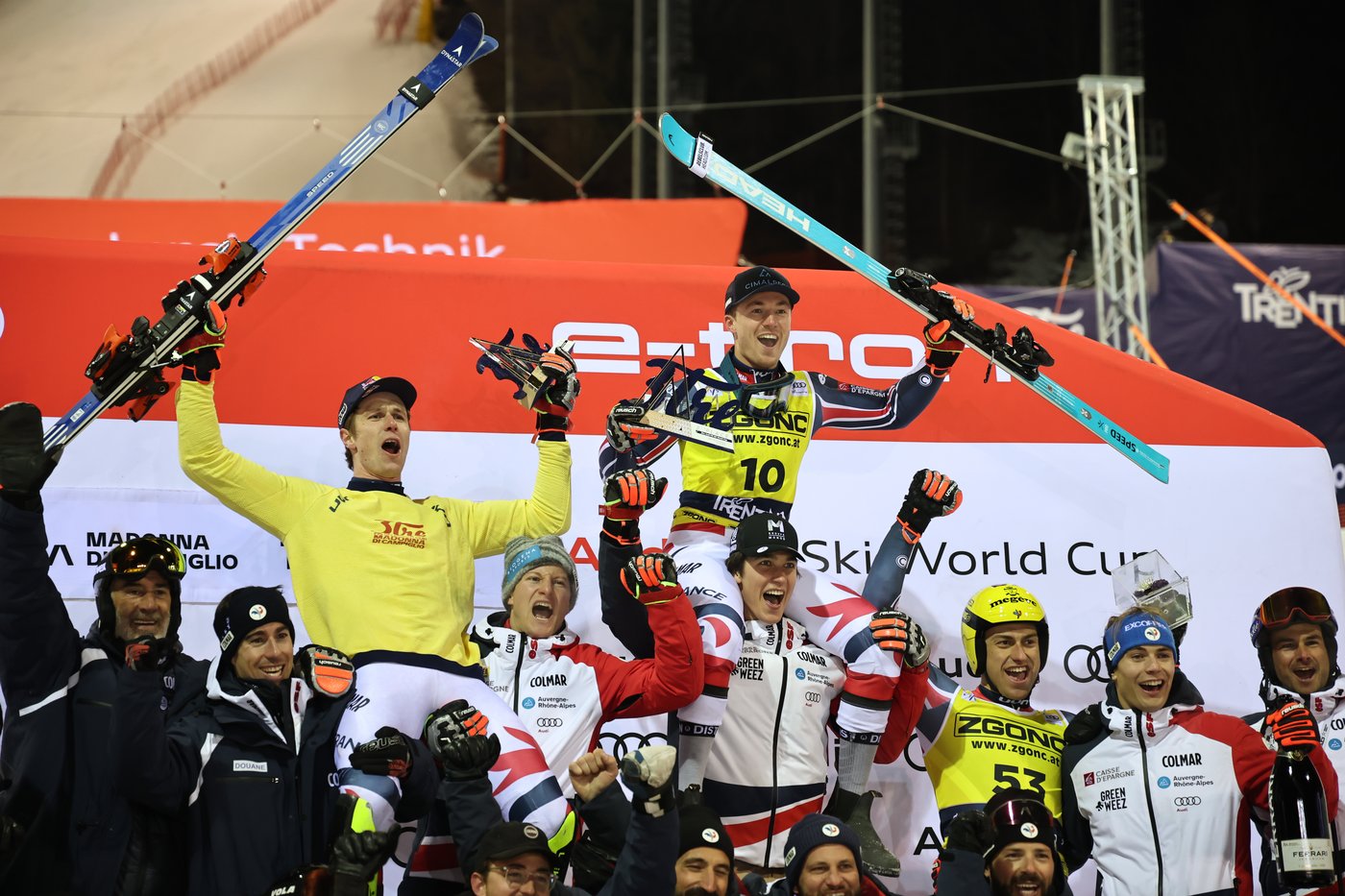 Clément Noël triumphs in World Cup night slalom, dashing Eduard Hallberg's hopes | iNFOnews.ca