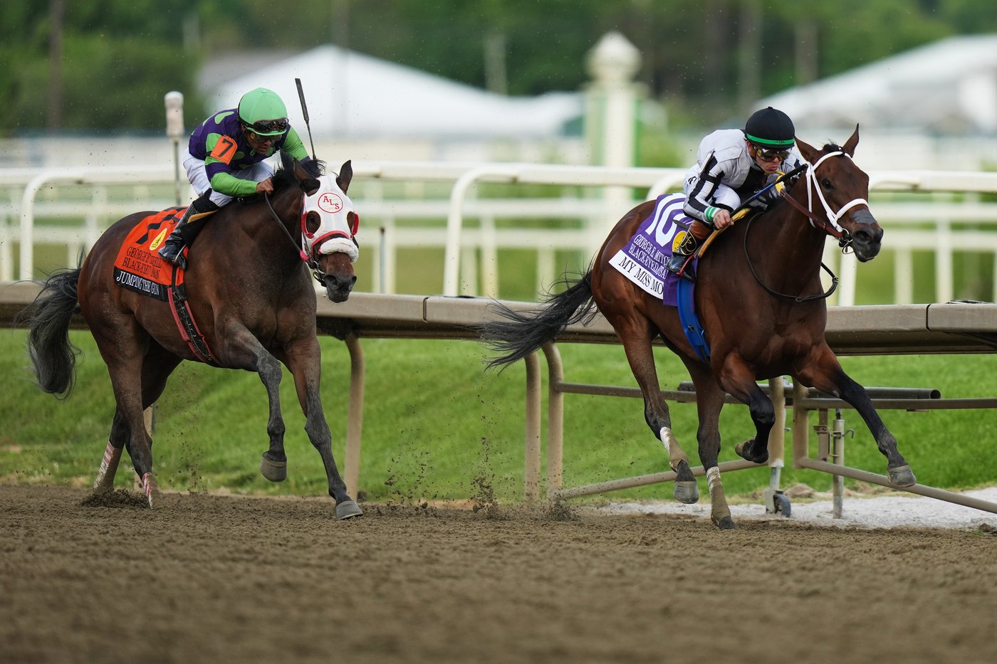 My Miss Mo holds on to win the Black-Eyed Susan by 1 3/4 lengths over Jumping the Gun | iNFOnews.ca My Miss Mo holds on to win the Black-Eyed Susan by 1 3/4 lengths over Jumping the Gun | iNFOnews.ca