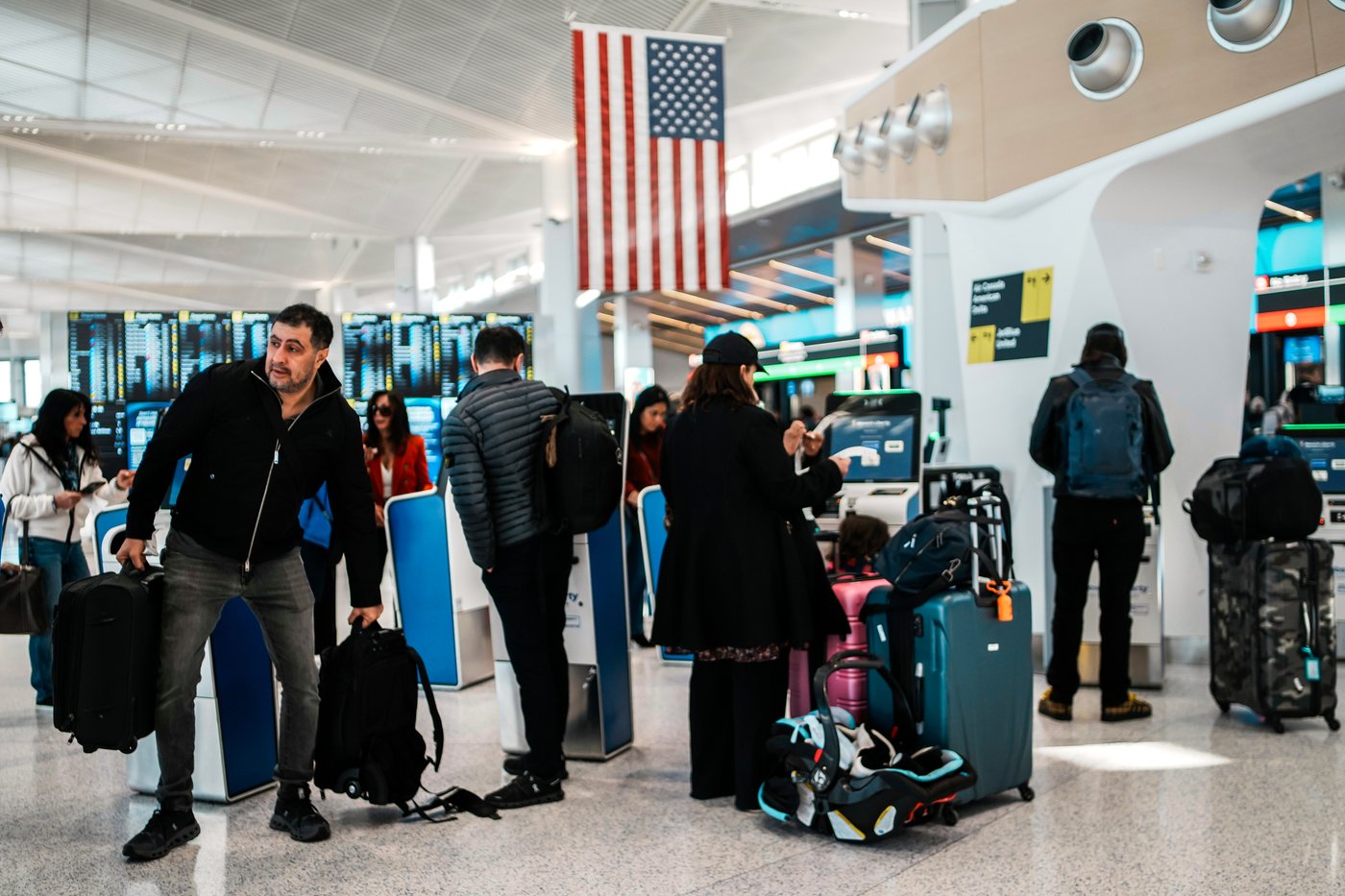 Photos show ICE agents at US airports where the partial government shutdown triggered delays | iNFOnews.ca