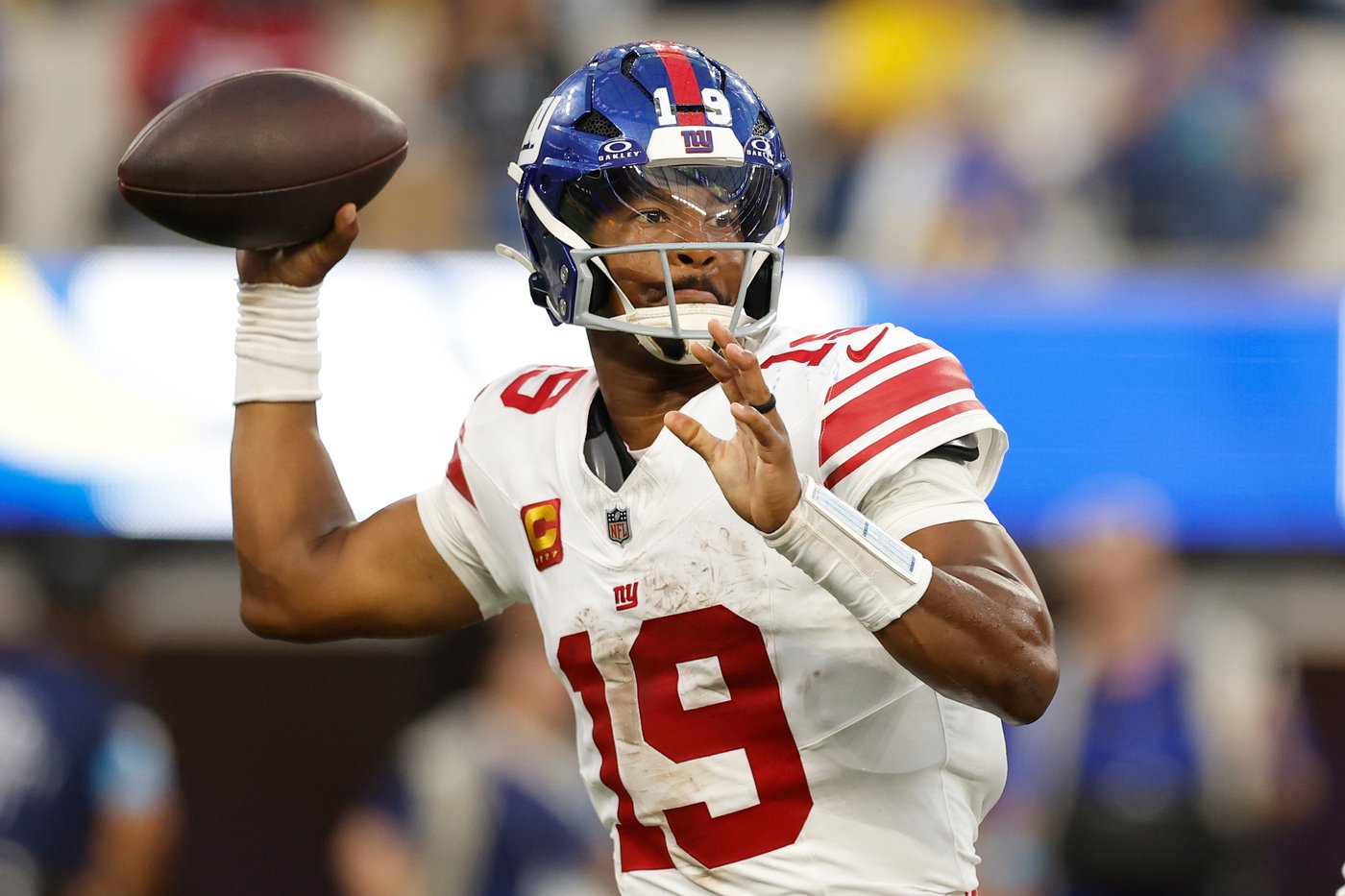 Jaxson Dart's knee injury is still being evaluated, Giants coach John Harbaugh says | iNFOnews.ca Jaxson Dart's knee injury is still being evaluated, Giants coach John Harbaugh says | iNFOnews.ca