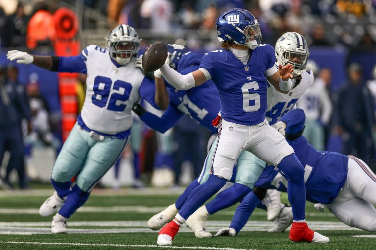 Jaxson Dart throws 2 TD passes as the Giants beat the Cowboys 34-17 in season finale | iNFOnews.ca