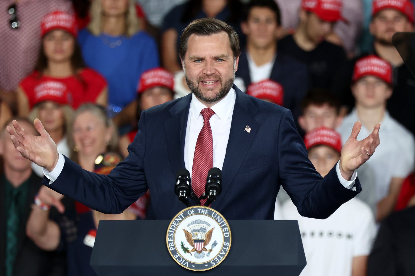 Trump and Vance hit the campaign trail in deep-red areas where GOP candidates seek a boost | iNFOnews.ca