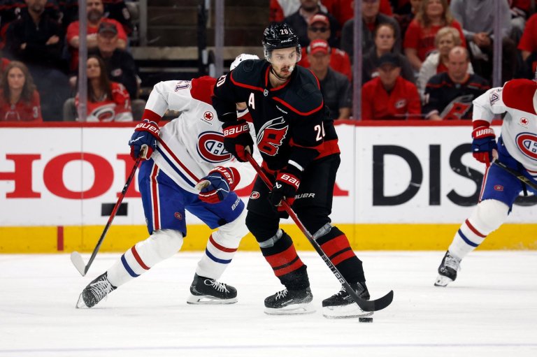 Anderson scores 2nd goal to force OT in Canadiens-Hurricanes Game 2 of Eastern Conference Final | iNFOnews.ca