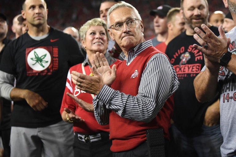 Ohio Lt. Gov. Jim Tressel puts his iconic red sweater-vest on the line ahead of Michigan showdown | iNFOnews.ca