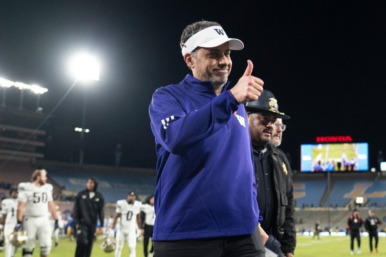 Jedd Fisch brushes off Michigan talk, focuses on Washington's showdown with Boise State in LA Bowl | iNFOnews.ca