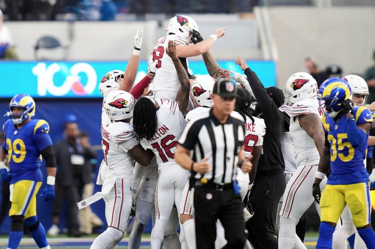 Cardinals beat Rams 18-16 on Chad Ryland's 6th field goal as time expires | iNFOnews.ca
