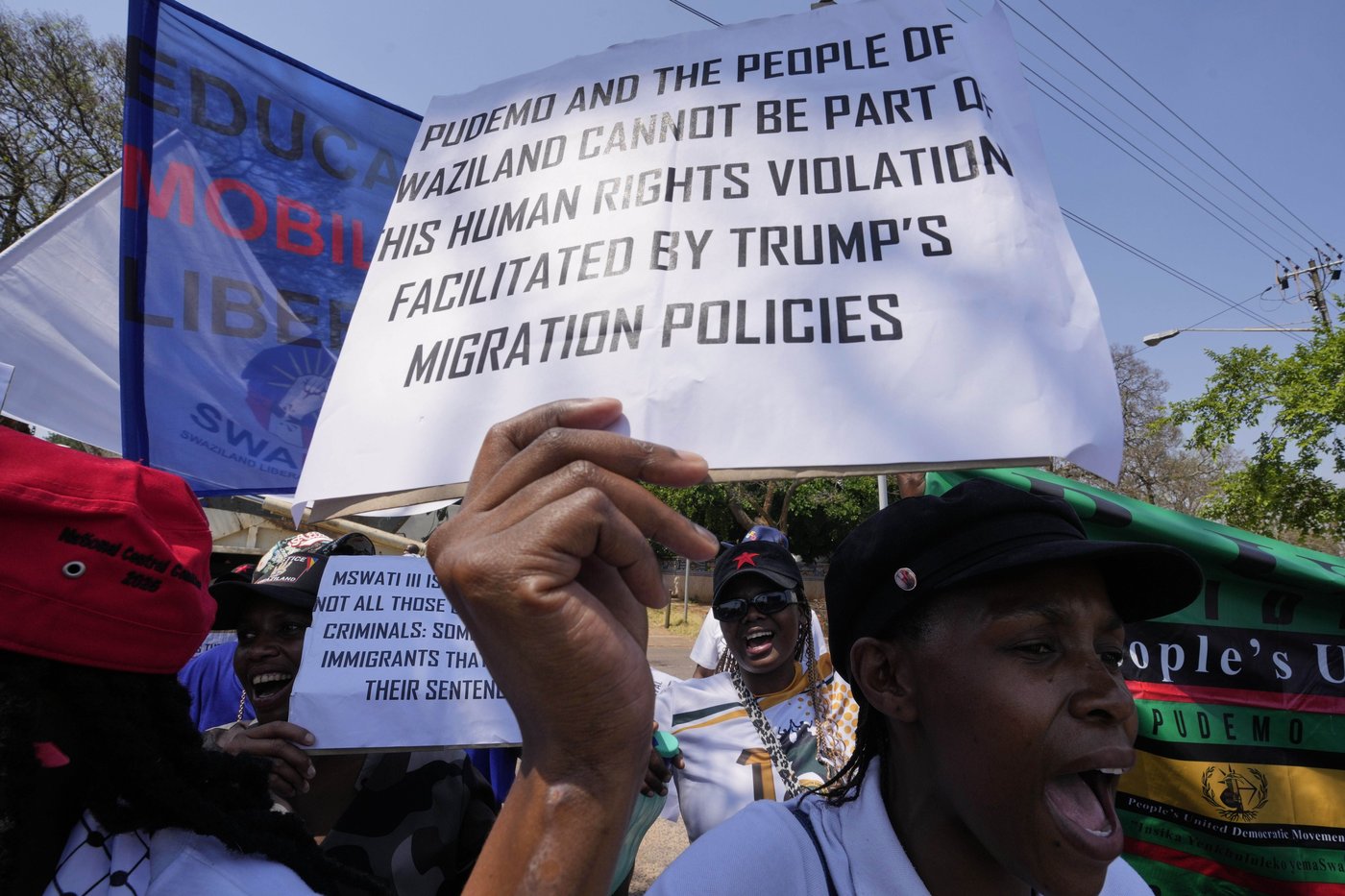 Eswatini activists protest US deportation deal at embassy in South Africa | iNFOnews.ca Eswatini activists protest US deportation deal at embassy in South Africa | iNFOnews.ca