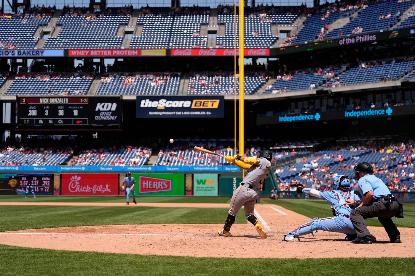 Valdez helps Pirates beat Phillies 6-1 to split their four-game series | iNFOnews.ca