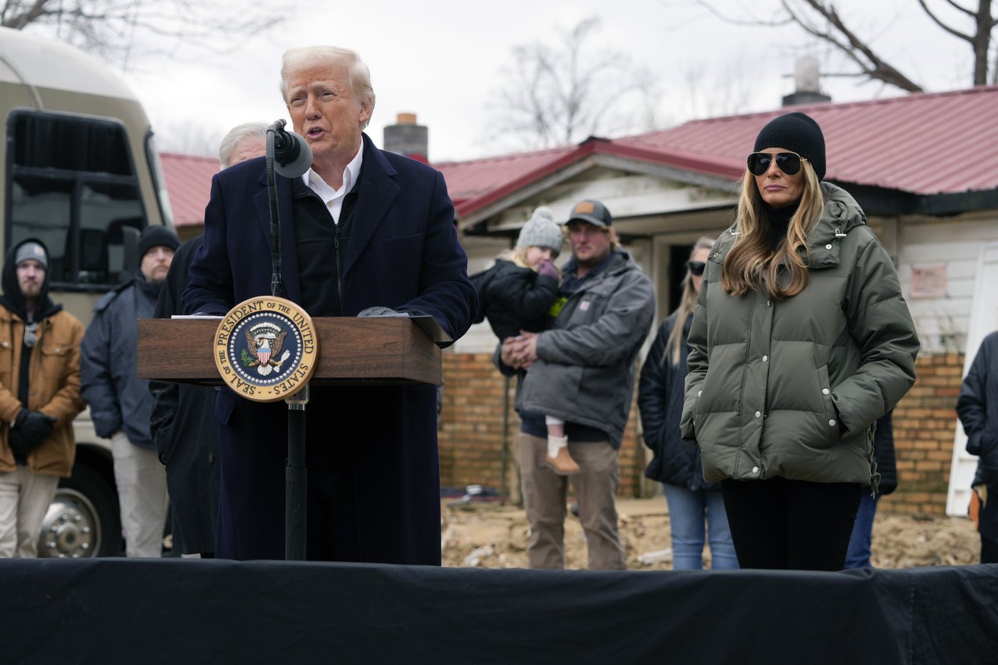Trump proposes 'getting rid of FEMA' while touring disaster areas | iNFOnews.ca