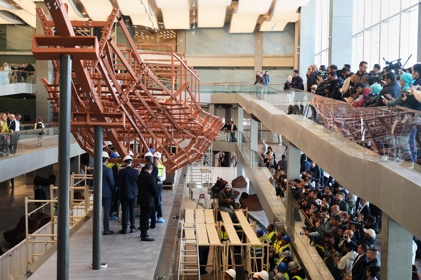 Ancient Egyptian pharaoh's boat is being reassembled in public at the Grand Egyptian Museum | iNFOnews.ca Ancient Egyptian pharaoh's boat is being reassembled in public at the Grand Egyptian Museum | iNFOnews.ca