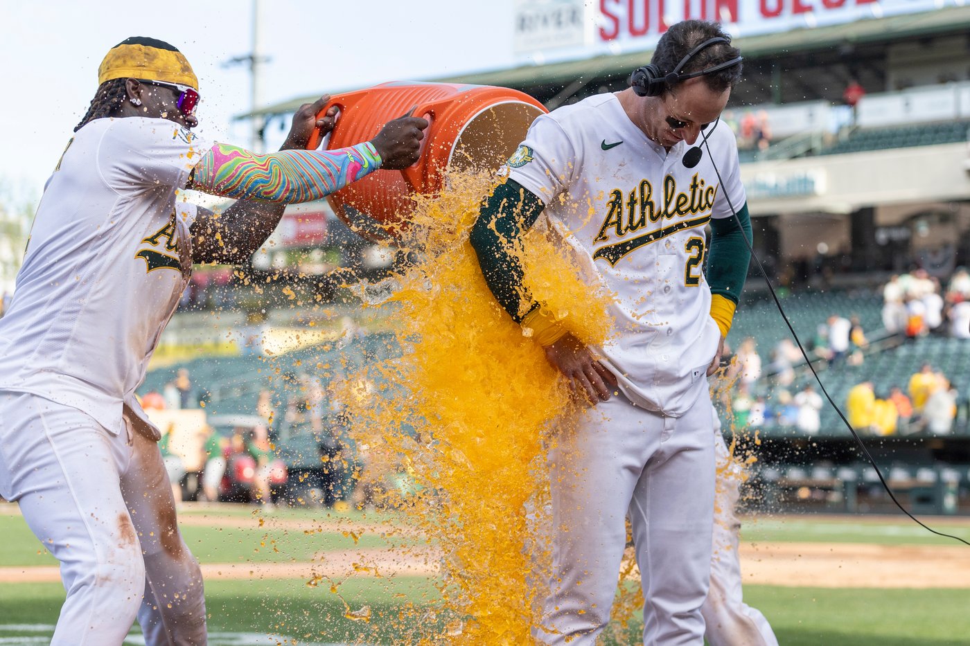 Brent Rooker caps huge game with walk-off homer in 10th to give A's a 12-10 win over Astros | iNFOnews.ca