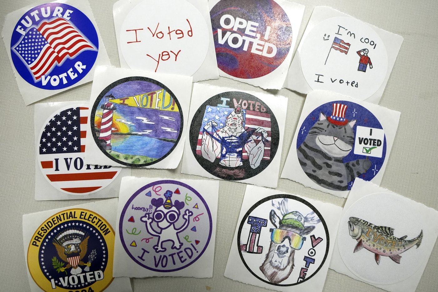 Creative 'I Voted' stickers branch out beyond the familiar flag design | iNFOnews.ca Creative 'I Voted' stickers branch out beyond the familiar flag design | iNFOnews.ca